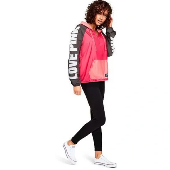 NWT Victoria’s Secret PINK Anorak Windbreaker Jacket | Size XS/S - Picture 3 of 15